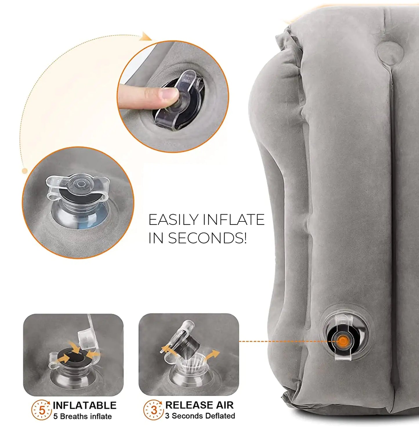 Inflatable Travel Pillow