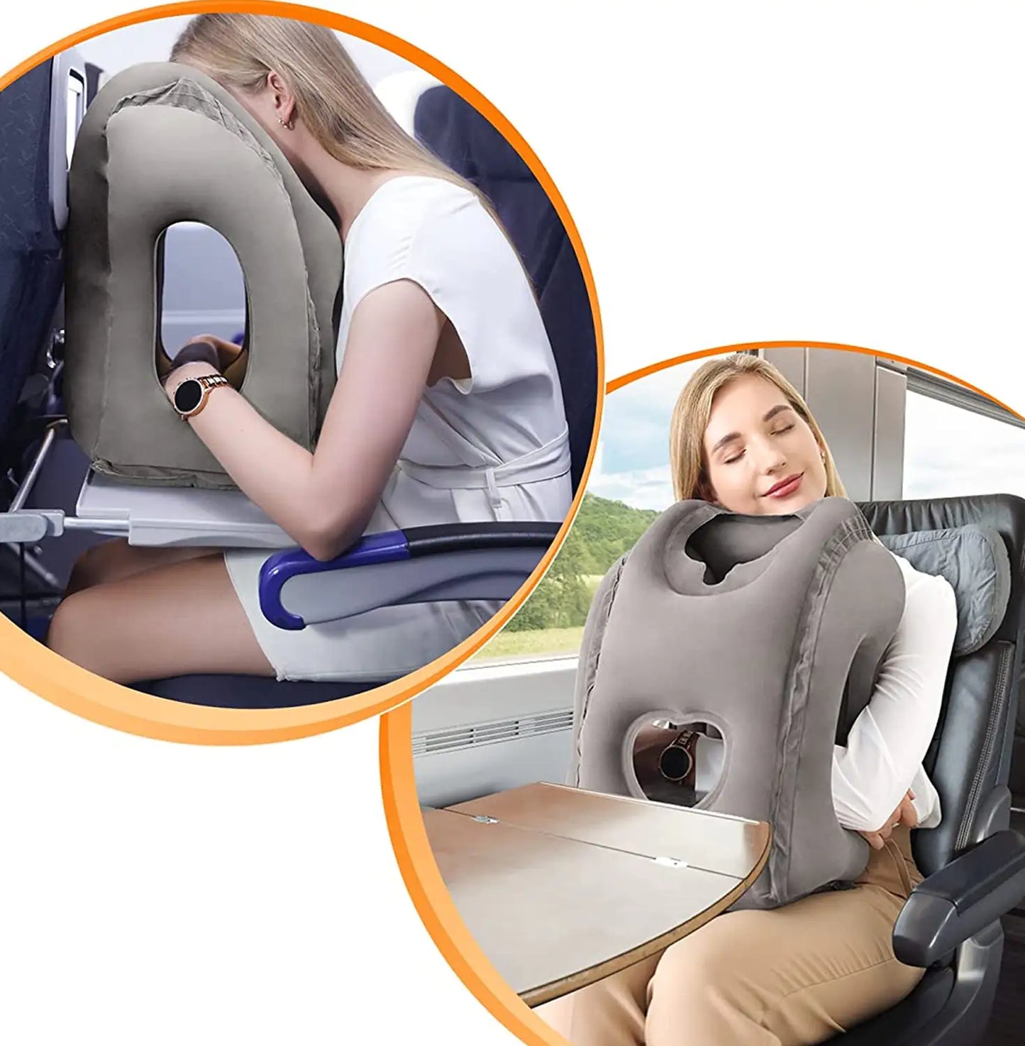 Inflatable Travel Pillow